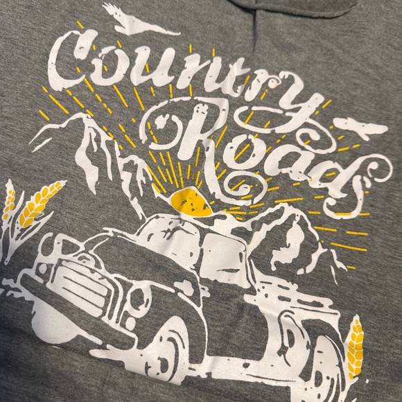 Country Roads John Denver Lyric Graphic TShirt - Picture 5 of 5